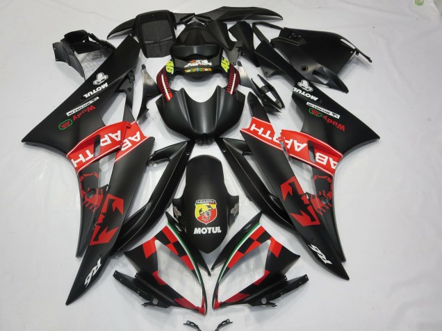 Shop Abarth Matte Yamaha R6 Motorcycle Fairings 06-07 Shop Abarth Matte Yamaha R6 Motorcycle Fairings 06-07