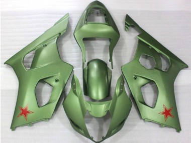 Shop Army Green Suzuki GSXR Motorcycle Fairings 1000 Motorcycle Fairings 03-04