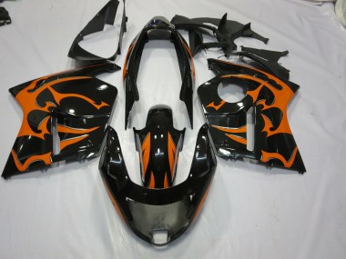 Shop Black and Orange Honda CBR1100XX Motorcycle Fairings 96-07
