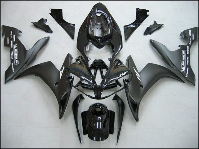 Shop Black and White Yamaha R1 Motorcycle Fairings 04-06 Shop Black and White Yamaha R1 Motorcycle Fairings 04-06