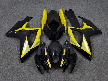 Shop Black and Yellow OEM Style Suzuki GSXR750 Motorcycle Fairings 06-07