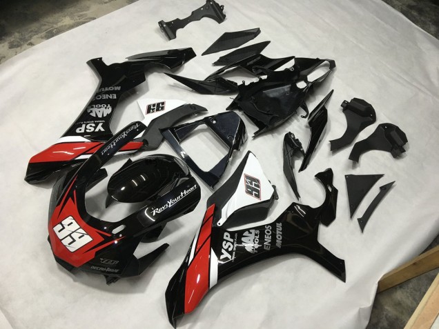 Shop Black Red and White 99 Yamaha R1 Motorcycle Fairings 15-19 Shop Black Red and White 99 Yamaha R1 Motorcycle Fairings 15-19