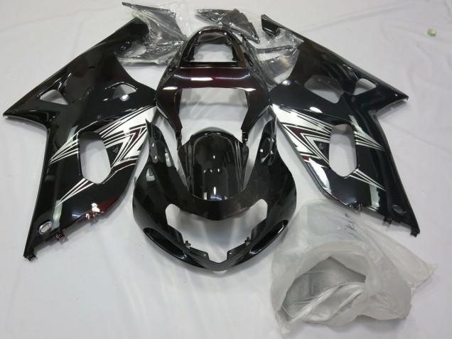 Shop Black Silver Suzuki GSXR750 Motorcycle Fairings 01-03