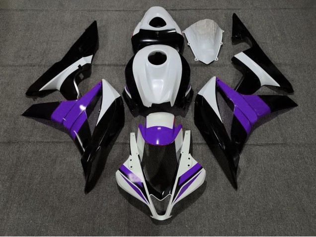 Shop Black White and Purple Honda CBR600RR Motorcycle Fairings 07-08 Shop Black White and Purple Honda CBR600RR Motorcycle Fairings 07-08