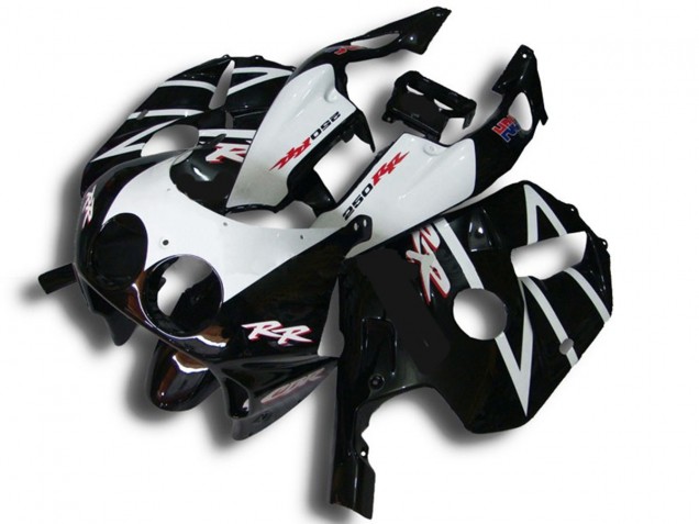 Shop Black White RR Honda CBR250RR Motorcycle Fairings 90-98