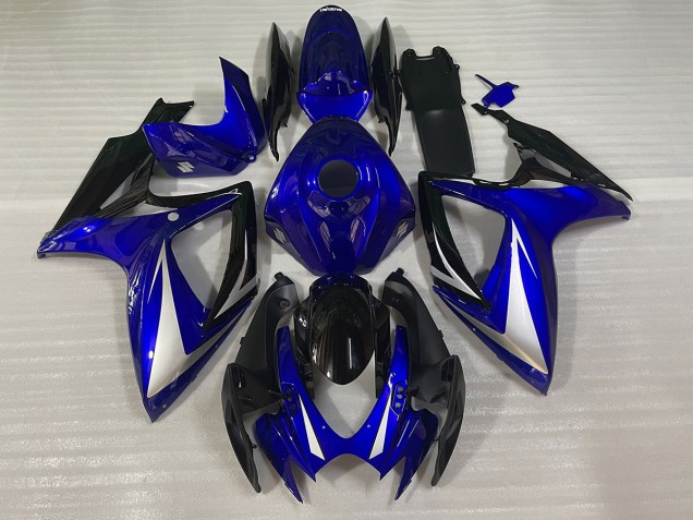 Shop Blue and Black Special Suzuki GSXR750 Motorcycle Fairings 06-07 Shop Blue and Black Special Suzuki GSXR750 Motorcycle Fairings 06-07