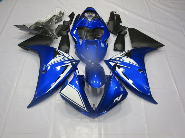 Shop Blue and Black Yamaha R1 Motorcycle Fairings 13-14 Shop Blue and Black Yamaha R1 Motorcycle Fairings 13-14