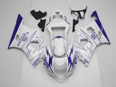 Shop Blue and White Corona Suzuki GSXR Motorcycle Fairings 1000 Motorcycle Fairings 03-04