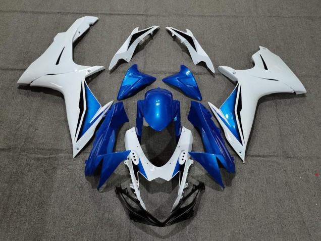 Shop Blue and White Suzuki GSXR Motorcycle Fairings 600-750 Motorcycle Fairings 11-19