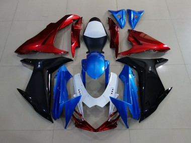Shop Blue / Black / Red Suzuki GSXR750 Motorcycle Fairings 11-20
