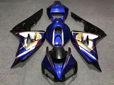 Shop Blue & Gold Honda CBR1000RR Motorcycle Fairings 06-07