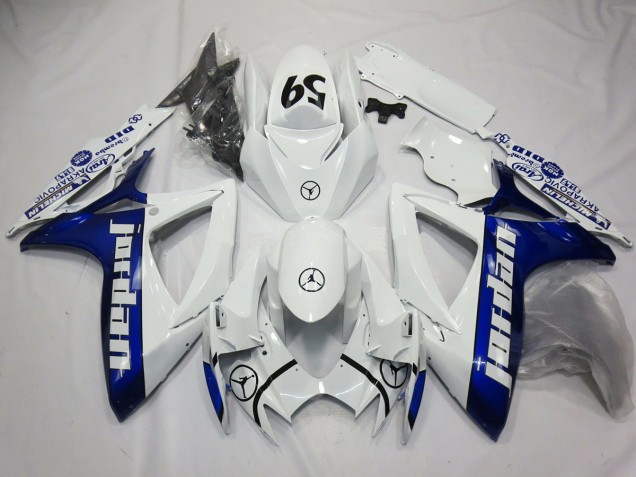 Shop Blue Jordan Suzuki GSXR750 Motorcycle Fairings 06-07 Shop Blue Jordan Suzuki GSXR750 Motorcycle Fairings 06-07