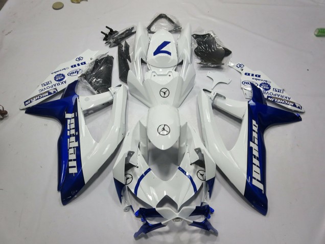 Shop Blue Jordan Suzuki GSXR750 Motorcycle Fairings 08-10