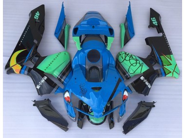 Shop Blue Shark & Green Honda CBR600RR Motorcycle Fairings 05-06