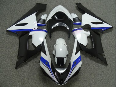 Shop Blue white and Black Kawasaki ZX6R Motorcycle Fairings 05-06