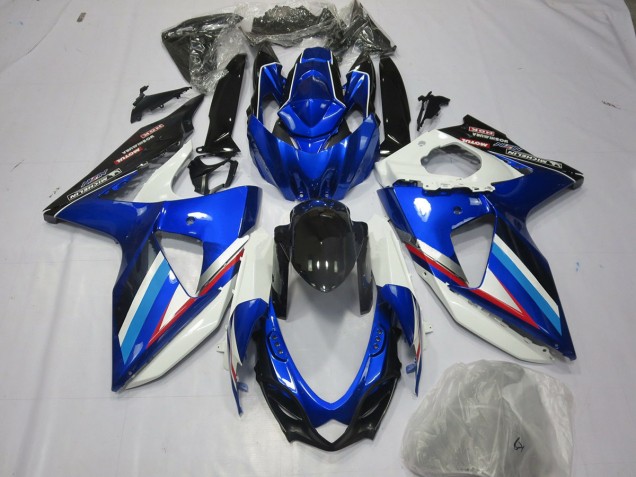 Shop Blue White and Red Suzuki GSXR Motorcycle Fairings 600-750 Motorcycle Fairings 08-10