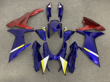 Shop Blue with Red Lowers Suzuki GSXR750 Motorcycle Fairings 11-20