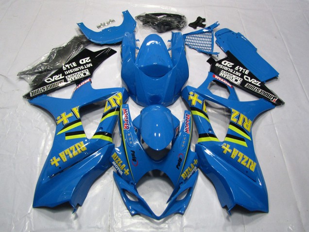 Shop Bright Blue Rizla Suzuki GSXR Motorcycle Fairings 1000 Motorcycle Fairings 07-08