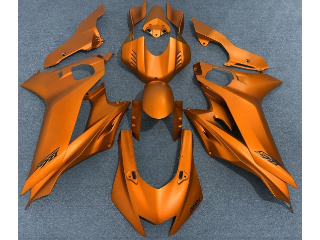Shop Bright Orange Matte Yamaha R6 Motorcycle Fairings 17-19