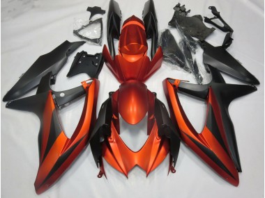 Shop Burnt Matte Orange Suzuki GSXR750 Motorcycle Fairings 08-10