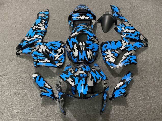 Shop Camo & BLUE Honda CBR600RR Motorcycle Fairings 05-06 Shop Camo & BLUE Honda CBR600RR Motorcycle Fairings 05-06