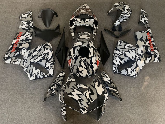 Shop Camo & RED decals Honda CBR600RR Motorcycle Fairings 05-06 Shop Camo & RED decals Honda CBR600RR Motorcycle Fairings 05-06
