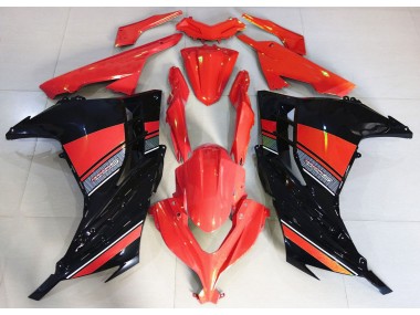 Shop Candy Red and Black Kawasaki Ninja Motorcycle Fairings 300 Motorcycle Fairings 13-18