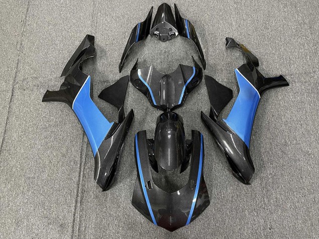 Shop Carbon Fiber & Light Blue Yamaha R1 Motorcycle Fairings 15-19 Shop Carbon Fiber & Light Blue Yamaha R1 Motorcycle Fairings 15-19