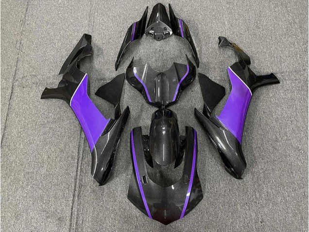 Shop Carbon Fiber & Purple Yamaha R1 Motorcycle Fairings 15-19 Shop Carbon Fiber & Purple Yamaha R1 Motorcycle Fairings 15-19