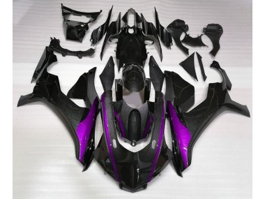 Shop Carbon Fiber Style & Purple Yamaha R1 Motorcycle Fairings 15-19
