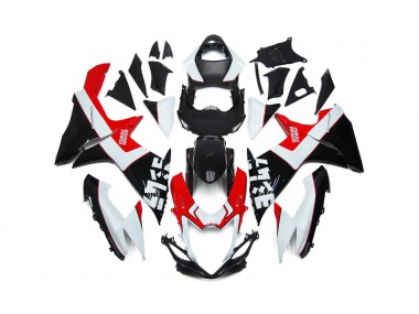 Shop Custom Red and Black with Logos Suzuki GSXR750 Motorcycle Fairings 11-20