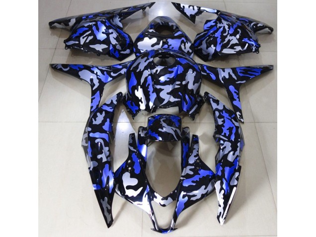 Shop Dark Blue Snow Camo Honda CBR600RR Motorcycle Fairings 09-12 Shop Dark Blue Snow Camo Honda CBR600RR Motorcycle Fairings 09-12