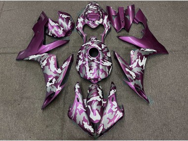 Shop Dark Magenta Camo Yamaha R1 Motorcycle Fairings 04-06