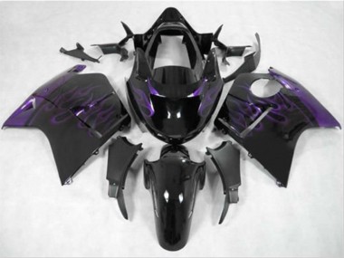 Shop Dark Purple Flame Honda CBR1100XX Motorcycle Fairings 96-07