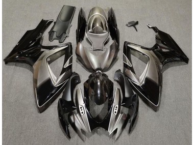 Shop Dark Silver and Black Suzuki GSXR750 Motorcycle Fairings 06-07