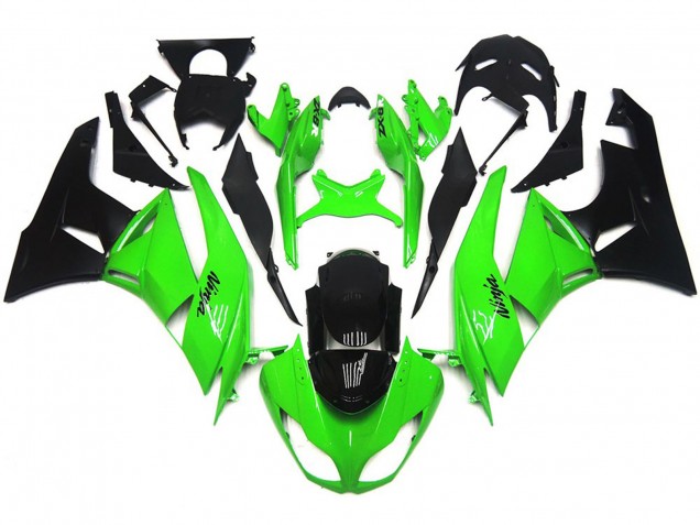 Shop Deep Gloss Green Sharp Kawasaki ZX6R Motorcycle Fairings 09-12 Shop Deep Gloss Green Sharp Kawasaki ZX6R Motorcycle Fairings 09-12