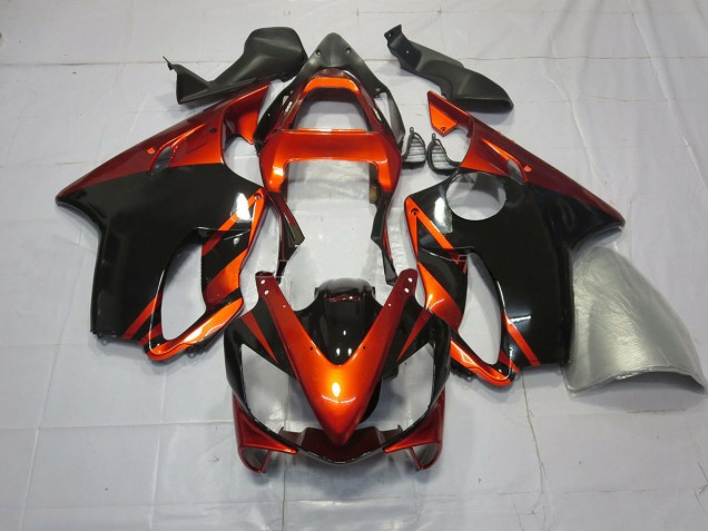 Shop Deep Orange and Black Honda CBR600 Motorcycle Fairings F4i Motorcycle Fairings 01-03 Shop Deep Orange and Black Honda CBR600 Motorcycle Fairings F4i Motorcycle Fairings 01-03