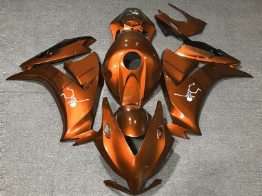 Shop Deep Orange Gloss Honda CBR1000RR Motorcycle Fairings 12-16
