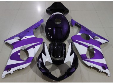 Shop Deep Purple & logos Suzuki GSXR Motorcycle Fairings 1000 Motorcycle Fairings 00-02