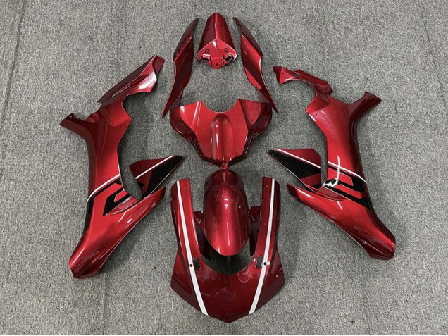 Shop Deep Red & Black and White accents Yamaha R1 Motorcycle Fairings 15-19 Shop Deep Red & Black and White accents Yamaha R1 Motorcycle Fairings 15-19