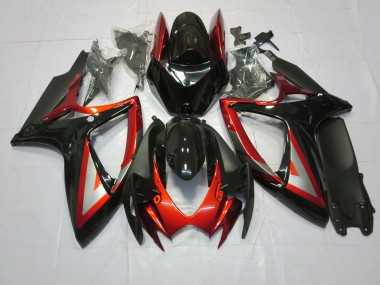Shop Deep Red Black Suzuki GSXR750 Motorcycle Fairings 06-07
