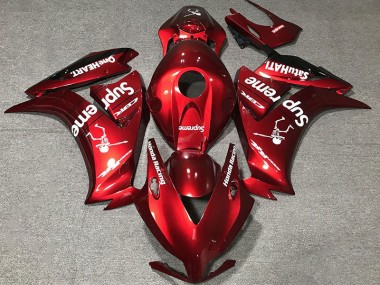Shop Deep Red Custom Honda CBR1000RR Motorcycle Fairings 12-16