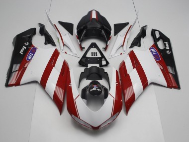 Shop Deep Red Ducati 848 Motorcycle Fairings 1098 Motorcycle Fairings 1198 Motorcycle Fairings 07-12
