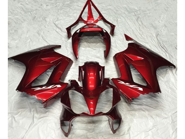Shop Deep Red Plain Honda VFR800 Motorcycle Fairings 02-12 Shop Deep Red Plain Honda VFR800 Motorcycle Fairings 02-12
