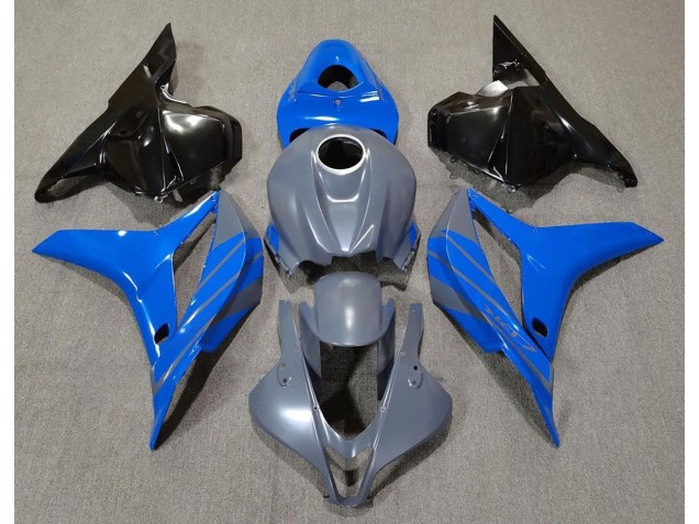 Shop Double Blue on Gray Honda CBR600RR Motorcycle Fairings 09-12 Shop Double Blue on Gray Honda CBR600RR Motorcycle Fairings 09-12