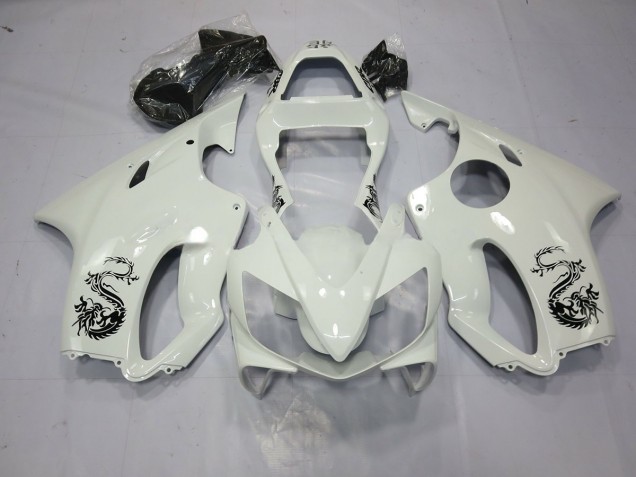 Shop Dragon White Honda CBR600 Motorcycle Fairings F4i Motorcycle Fairings 01-03 Shop Dragon White Honda CBR600 Motorcycle Fairings F4i Motorcycle Fairings 01-03