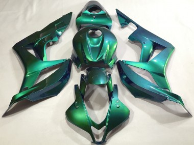Shop Emerald Green Plain Honda CBR600RR Motorcycle Fairings 07-08