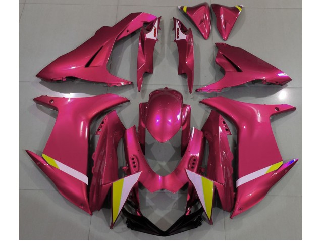 Shop Full Gloss Candy Red Suzuki GSXR750 Motorcycle Fairings 11-20