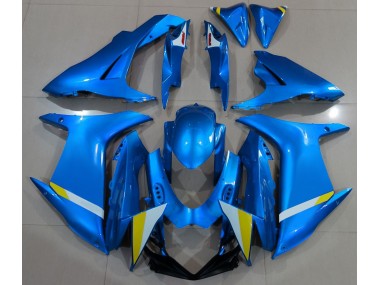 Shop Full Gloss Light Blue Suzuki GSXR750 Motorcycle Fairings 11-20