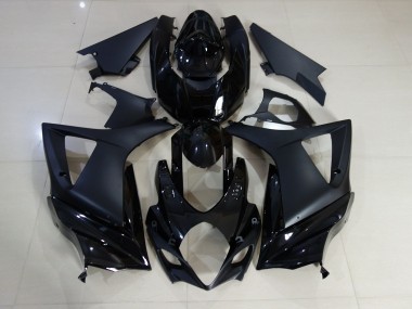 Shop Gloss and Matte Black Plain Suzuki GSXR Motorcycle Fairings 1000 Motorcycle Fairings 07-08
